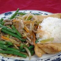 Green Beans With Beef · 