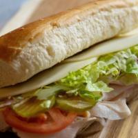 Turkey · 98% fat free deli turkey, lean and full of flavor. With your choice of cheese.