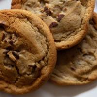 Chocolate Chip Cookies (3) · Top off your meal with fresh baked classic cookies loaded with chocolate chips.