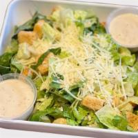 Caesar Salad · Classic Caesar salad with romaine lettuce, parmesan cheese, croutons, and creamy dressing