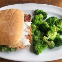 Bacon Chicken Ranch · Grilled chicken breast, Jack cheese, bacon and ranch dressing, with lettuce and tomato. +ADD...