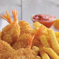 6 Pieces Shrimp (Fried Or Grilled) · With fries.