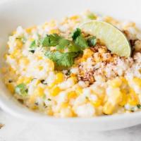 Mexican Esquite · Corn on a Cup, Esquite is a Mexican treat made with corn, mayonnaise, cheese, chili power an...
