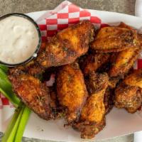 Burrow Wings · Served with celery and ranch