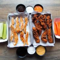 6-Hand Breaded Tenders · Our fresh hand breaded tenders are made to order.  We marinate them overnight in buttermilk ...