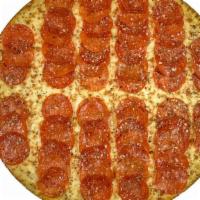 Zesty Premium · Extra pepperoni, sprinkled with our special zesty topper with parmesan and Romano cheese.