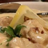 Chicken Lemon Tadka · Chicken tikka malai in creamy lemon sauce