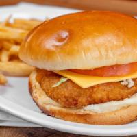 Classic Crispy Chicken Sandwich · Cal. 525 Lightly breaded crispy chicken breast, brioche bun, mayo, lettuce, tomato & cheddar...
