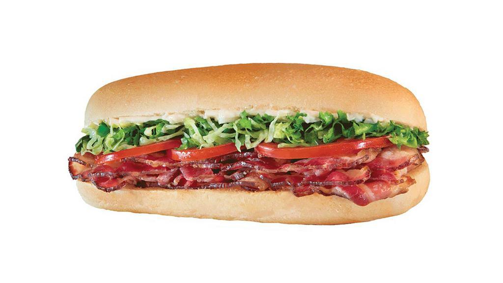 #7. Bblt Sandwich Only · Natural Applewood-smoked bacon, MORE BACON, lettuce, tomatoes, and Hellmann's mayo.