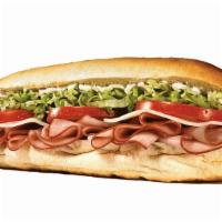 #1. American Favorite Sandwich Only · Maple River smoked ham, provolone cheese, garden-fresh lettuce, red ripe tomatoes, and Hellm...