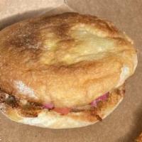 Bond Breakfast Sandwich · Challah roll, Vegetarian Sausage, Pepper Jack Cheese, Egg, Pico de Gallo