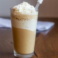 Coffee Frappe · Coffee, choice of milk, whipped cream.