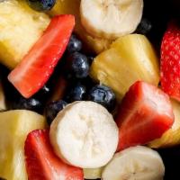 Fresh Fruit · Mixture of pineapple, strawberries and blueberries
