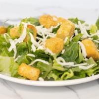 Caesar Salad · Romaine, Part cheese, Croutons, and caesar dressing.