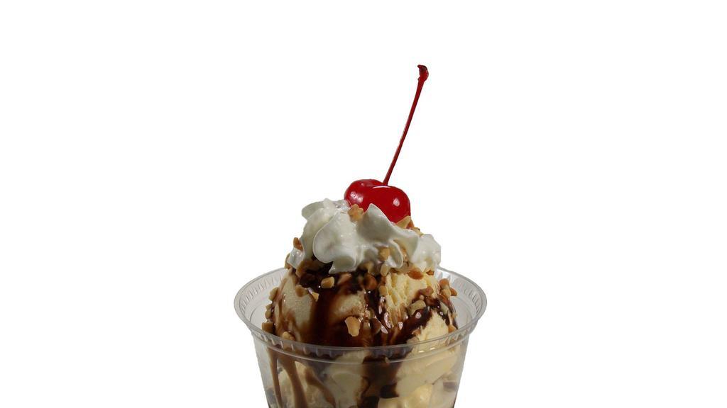 Sundae With Chocolate Topping · 