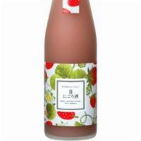 Strawberry Nigori Sake · Must be 21 to purchase.  300ml bottle, drink cold or over ice