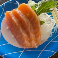 Salmon Sashimi · 3 slices of raw Salmon