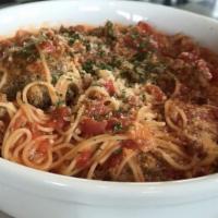 Traditional Spaghetti · Served with your choice of meat or marinara sauce.