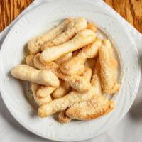 Parmesan Breadstix · Breadstix topped with butter, garlic, and parmesan cheese. Served with homemade pizza sauce.
