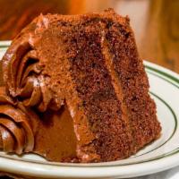 Vegan Chocolate Cake Slice · 