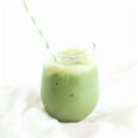 Iced Matcha · Stone ground green tea powder, choice of milk
