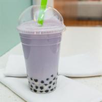 Taro · Made with milk base, Choose between blended or over ice.