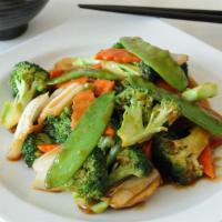 Mixed Vegetables · Baby corm, bamboo shoots, broccoli, carrots, napa, mushrooms.water chestnuts and snow peas s...