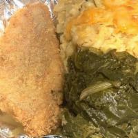 Two Catfish Fillets Dinner · Please state how you like fried
