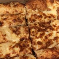 Garlic Cheese Bread · 12 slices served with 2 sides of pizza sauce.