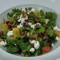 Gf Citrus Salad · Gem Lettuce, Radicchio, Fennel, Chili Citrus Vinaigrette, Pistachios, Goat Cheese