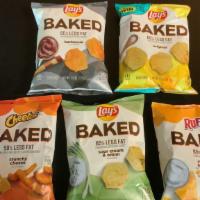 Lays  Baked Chips · BBq, Original, Crunchy Cheese, Sour Cream, Cheddar & sour cream. Choose one