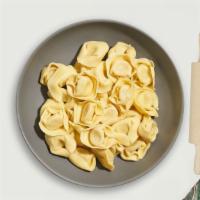 Make Your Cheese Tortellini · Fresh cheese tortellini cooked with your choice of sauce and toppings!