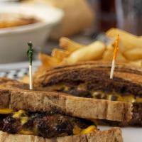 Patty Melt · Burger, American cheese & grilled onions on  rye.