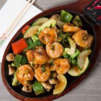 Hibachi With Shrimp · With white, brown or fried rice.