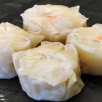 Shrimp Shumai · 4 pcs of steamed soft-shelled shrimp dumpling