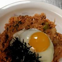 Fried Rice (Beef, Chicken, Veggie) · Egg fried rice dish containing diced vegetables with meat of your choice.