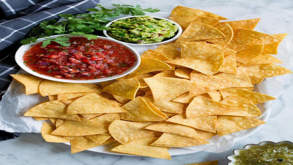 Chips & Dip · Chips and dip, tortilla chips, and salsa.