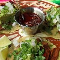 Cecina Taco Comrade · Cecina taco, tacos, Mexican the taco includes a corn taco which has thinly sliced steak of m...