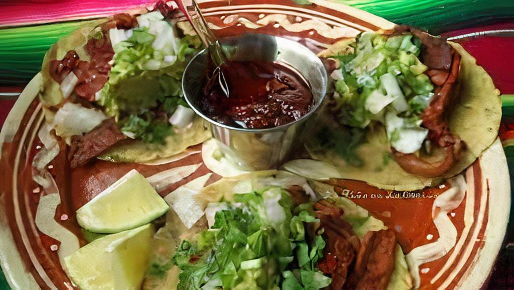 Cecina Taco Comrade · Cecina taco, tacos, Mexican the taco includes a corn taco which has thinly sliced steak of meat as stuffing. The steak is grilled to perfection in our house.
