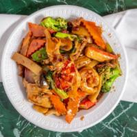 Happy Family · A variety of veggies blended with Lobster Tails.Shrimp, Scallop, Chicken .Beef stir fried in...