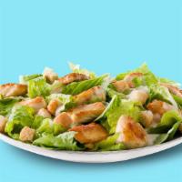 Caesar'S Chicken Salad · Classic salad prepared with chicken, lettuce, croutons and fresh parmesan cheese.