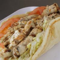 Pita Wraps · The lighter side of our menu

Flips Pita Wraps 
Available with Grilled Chicken, Breaded Chic...