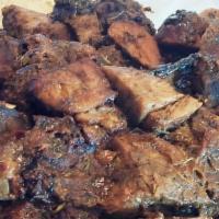 Jerk Rib Tip Dinner · Jerk Rib Tips served with Cole slaw and Baked Beans. No substitutions.