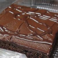 Chocolate Cake Square · If you like Chocolate cake, you will love this one!   We make our rich chocolate cake batter...