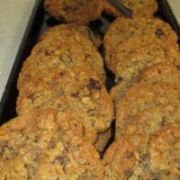 Oatmeal Raisin Cookies · Just like Mom used to make.   Oatmeal Raisin Cookies!