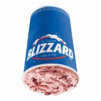 Strawberry Banana Blizzard ® · strawberry topping and bananas blended in creamy vanilla soft serve