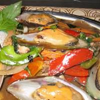 Chef’S Special With Black Bean Sauce · Spicy. Chef’s special with black bean sauce fresh green mussel stir fried with black bean sa...