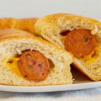 Sausage & Cheese Roll · Roll that has been flavored with cheese.