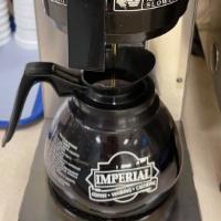 Hot Black Coffee · 100% Colombian coffee