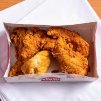 Chicken & Tenders (Family Meals) · Serves 4-6 people. 12-pc Chicken Mix, 6-pc Cajun Tenders 6 Biscuits & Family Fries.